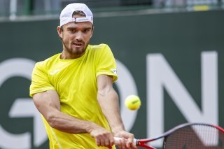 20e mondial et finaliste l'an dernier, Tomas Machac disputera lui aussi le Geneva Open. KEYSTONE/MARTIAL TREZZINI